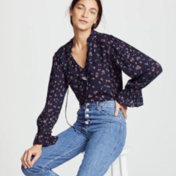 NWT AG Jeans Celeste Blouse | Women’s Boutique Lightweight Top - Picture 2 of 6